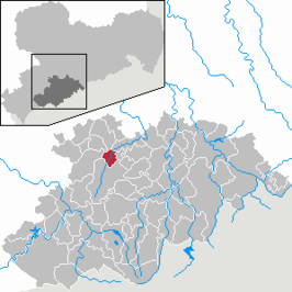 Kaart van Thalheim (Saksen)