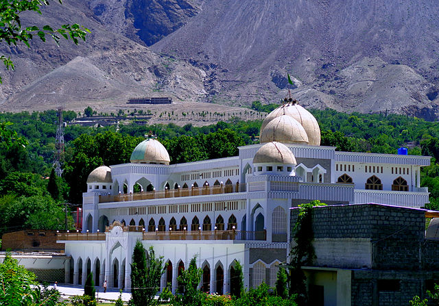 Image: The Central Imaamia Mosque Gilgit City, GB