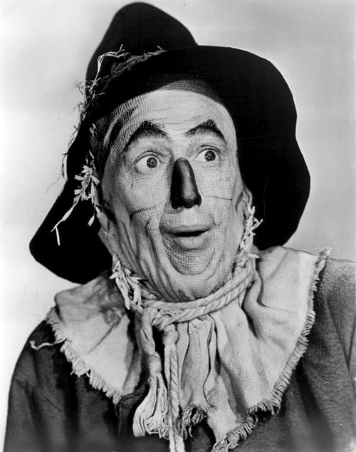 Bolger as the Scarecrow