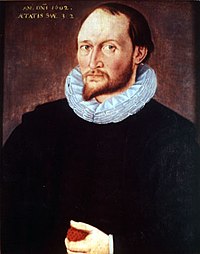 Portrait often claimed to be Thomas Harriot (1602), which hangs in Trinity College, Oxford