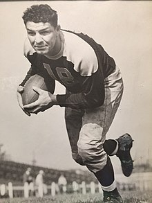 Tony Falkenstein was the Packers' twelfth round selection in the 1938 draft. Tony Falkenstein college.jpg