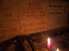 Toulouse, ex-voto, basilique de la Daurade (France).