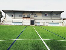 La tribune du Stade du Forum.