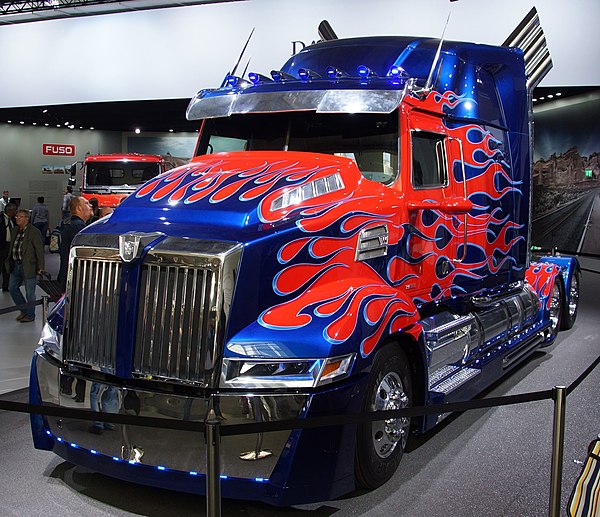 A Western Star Truck used in Transformers to portray Optimus Prime's alternate mode