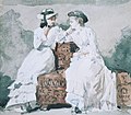 Two Ladies, 1880 (17,6 x 20,2 cm)