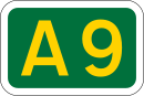 A9 road