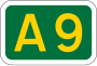 A9 Schild