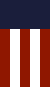 USCG Rudder Stripes 1936-1942.svg