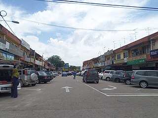 Ulu Tiram Suburb in Johor Bahru, Johor, Malaysia