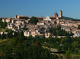 Urbino with the cathedral