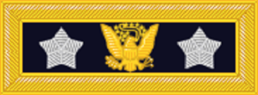 General of the Army shoulder strap insignia, from 1872 to 1888 (this was used by William T. Sherman only).