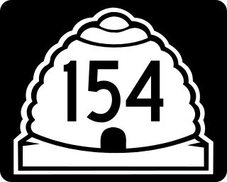 <span class="mw-page-title-main">Utah State Route 154</span> State highway in Salt Lake County, Utah, United States