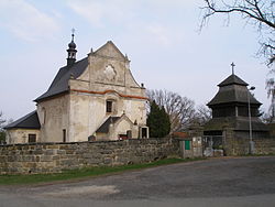 Farní kostel Nejsvětější Trojice ve Všeborsku.