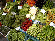   Vegetable market in Herakleion