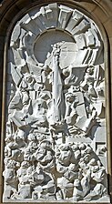 Relieve de la fachada sur