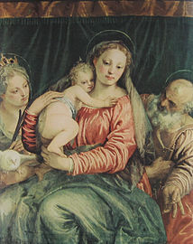 Paul Véronèse, Vierge avec l'Enfant Jésus, Vicence, palais Chiericati.