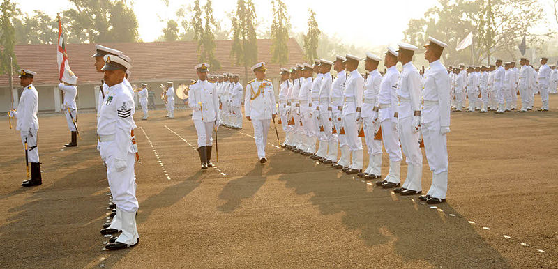 File:Vice Admiral Satish Soni reviewing the Guard of Honour during the 2015 Republic Day Parade at ENC.JPG