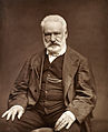 Photograph of French novelist and playwright, Victor Hugo by Étienne Carjat, c. 1876