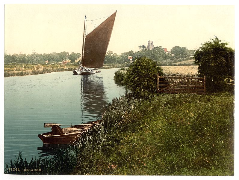 File:View on the river, Belaugh, England-LCCN2002696380.jpg