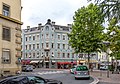 * Nomination Residential building Triesterhof, 8. Mai Platz #3, borough inner city, Villach, Carinthia, Austria -- Johann Jaritz 02:41, 15 August 2020 (UTC) * Promotion  Support Good quality.--Agnes Monkelbaan 04:25, 15 August 2020 (UTC)