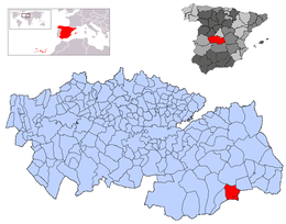 Villafranca de los Caballeros – Mappa