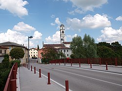 Pohled na Brugnera z Ponte sul Livenza.jpg