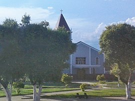 Vista parcial da Igreja Matriz de Nossa Senhora Aparecida