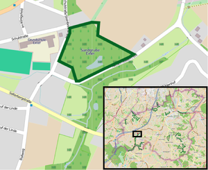 Overview map of the nature reserve