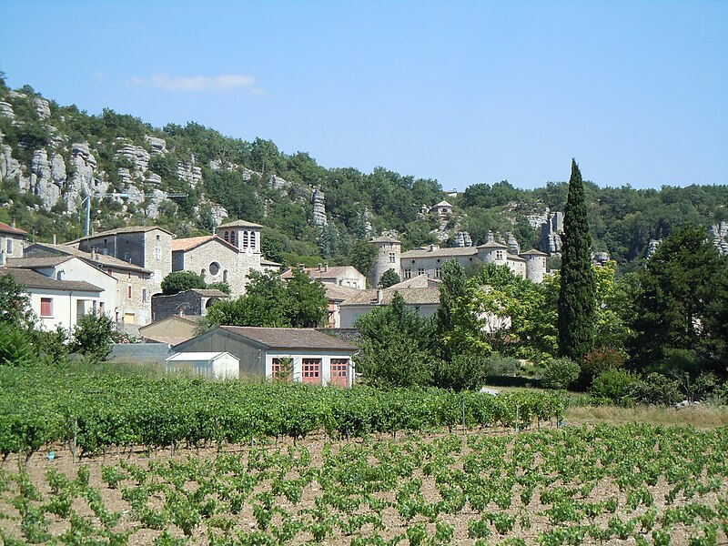 File:Vogüé - Eglise et Château.jpg