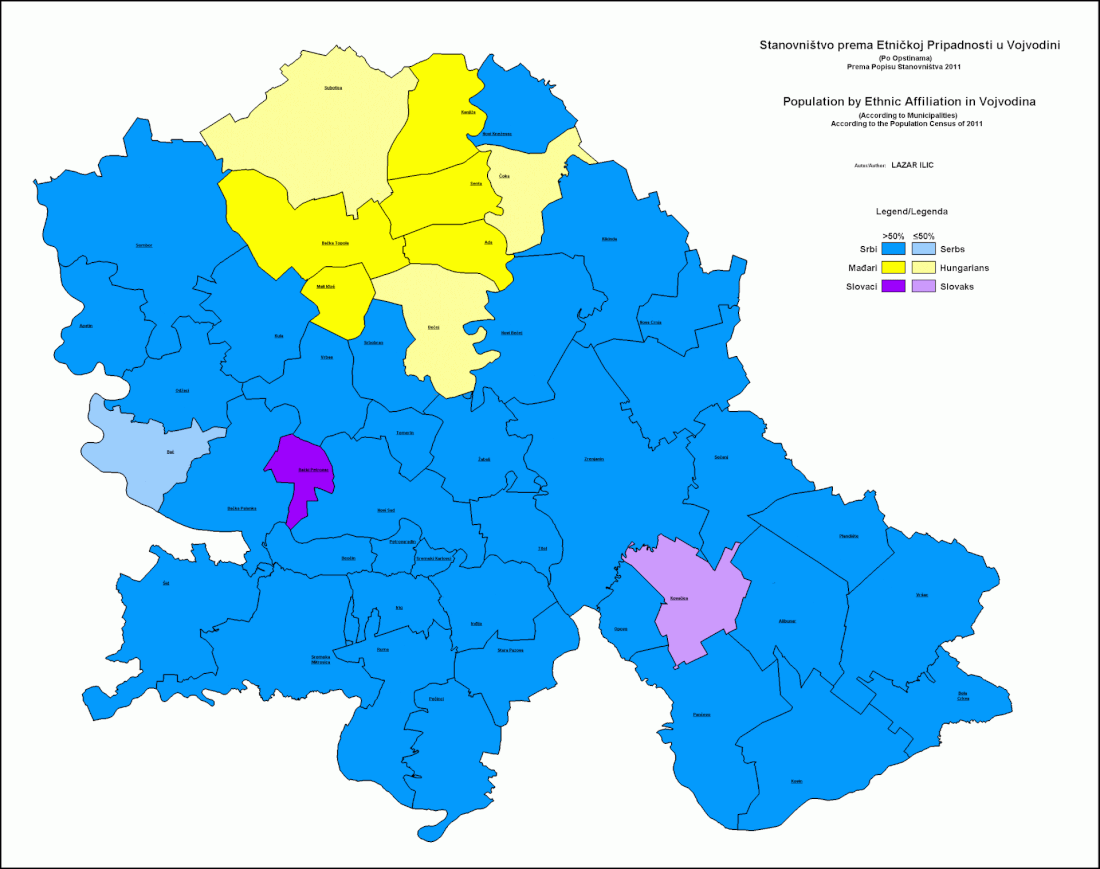 Ethnic groups in Vojvodina