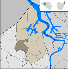 Localização de Vrasene