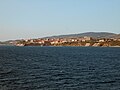 Vista de Piombino desde el mar