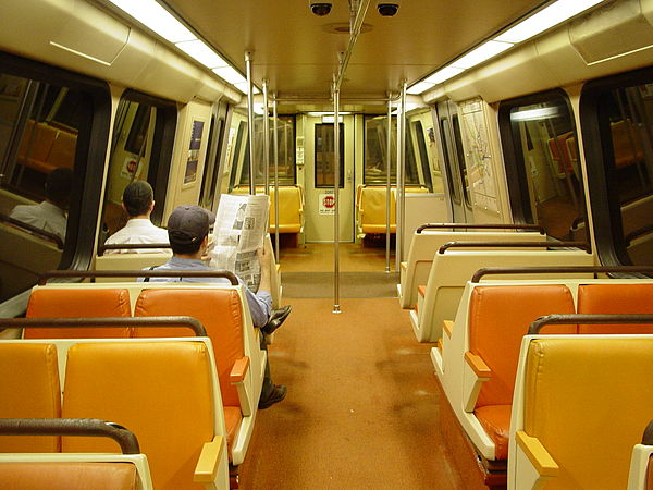 Interior of Breda 3267 prior to rehabilitation