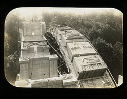 A rare lantern slide which will be part of the Walnut Lane Bridge Centennial exhibition. WalnutLaneB4.jpg