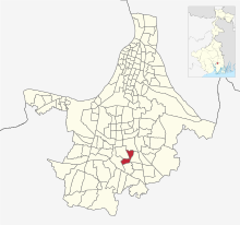 Location of Ward No. 95 in Kolkata Ward Map Ward no. 95 in Kolkata Municipal Corporation.svg