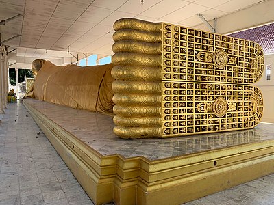 The Reclining Buddha, Wat Ku Temple, Nonthaburi