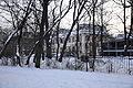 Rückwärtige Ansicht des Palastes mit dem rechts angebauten Pavillon aus den 1960er Jahren