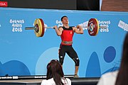 Deutsch: Gewichtheben bei den Olympischen Jugendspielen 2018; Tag 2, 10. Oktober 2018; Jungen 62 kg English: Weightlifting at the 2018 Summer Youth Olympics at 8 October 2018 – Boys' 62 kg