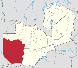 Западная провинция на карте
