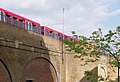 2015-01-13 The viaduct east of Westferry DLR station.