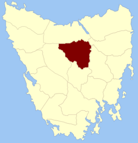 Westmoreland quruqlik tumani Tasmania.PNG