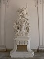 Wien, Unteres Belvedere, Skulptur im Durchgang zum Garten