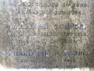 <span class="mw-page-title-main">William Cooper (chemical manufacturer)</span>