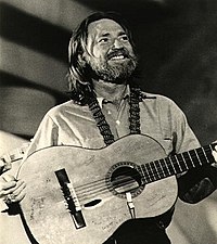 Willie Nelson became one of the most popular country music artists during the 1970s. Willie Nelson Promotional Photo - cropped.jpg