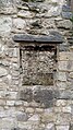 Window on the late medieval Canute's Palace in Southampton.