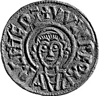 Penny of Archbishop Wulfred, struck at Canterbury