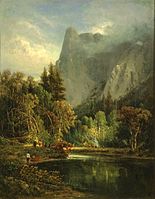 Вільям Кейт. «Скеля Вартовий, Йосеміті», 1872