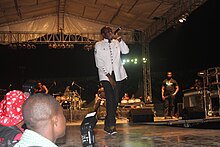 KING STUNNA performing at Carniriv Opening Ceremony. Young Stunna - Carniriv 2013.JPG