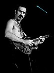 Frank Zappa in concert.