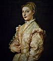 "Portrait of the daughter Lavinia" (about 1544-1555) by Titian (Pieve di Cadore, about 1480-Venice 1576) - Capodimonte Museum in Naples (46039815481).jpg